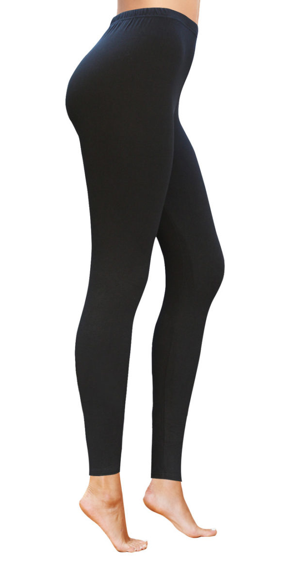 Buy KRYPTIC Women Black Solid Ankle Length Leggings (XL ;Black 01) at  Amazon.in